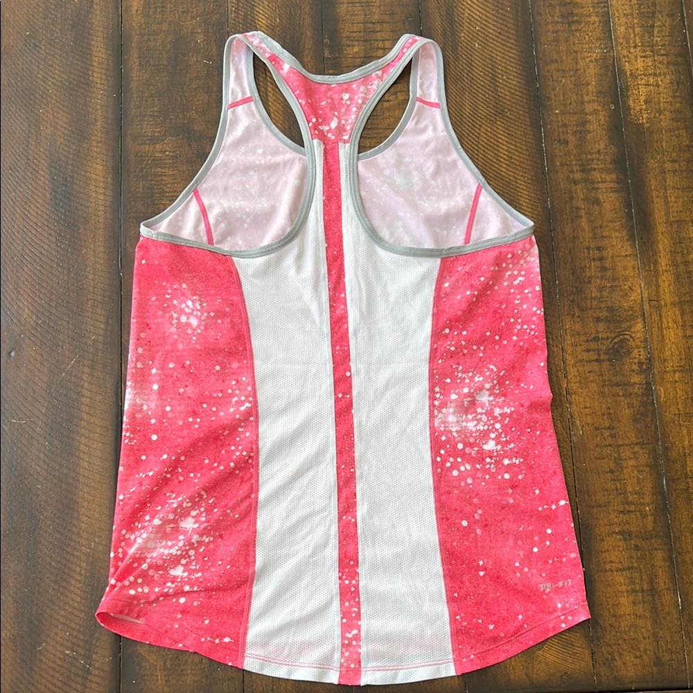 Nike Pink Racerback Tank Top - Picture 3 of 3
